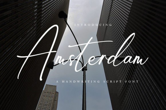 Amsterdam: A Handwriting Font for Modern, Elegant Design