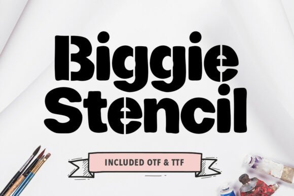 Biggie Stencil: A Typeface Built for Impact