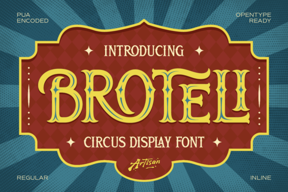 Bring Vintage Circus Magic to Your Designs with Broteli