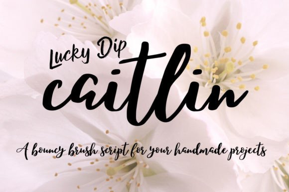 Caitlin Script: A Bold Brush Font for Modern Brands