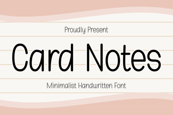 Card Notes: A Handwritten Font for Authentic Design