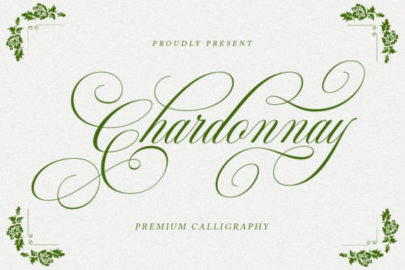 Chardonnay: The Handcrafted Script Font for Elegant Branding