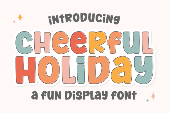 Cheerful Holiday: A Font That Brings the Party