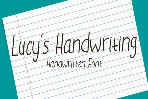 Discovering Lucy's Handwriting: A Font with Real Childhood Charm