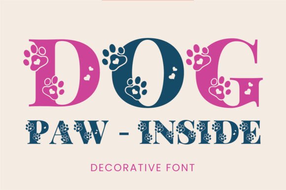 Dog Paw Inside: A Typeface with Personality and Play