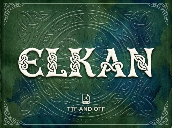 Elkan: A Display Typeface for Bold Creative Statements