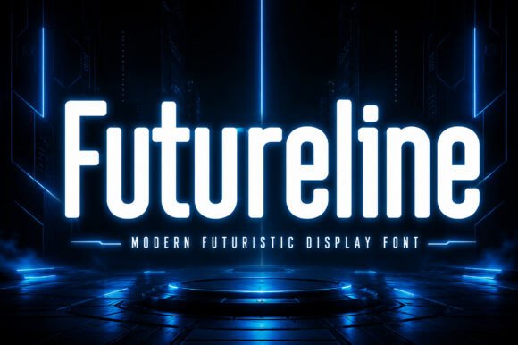 Futureline: A Modern Futuristic Display Font for Cutting-Edge Design