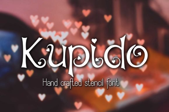Kupido: A Playful Heart-Decorated Font for Standout Designs