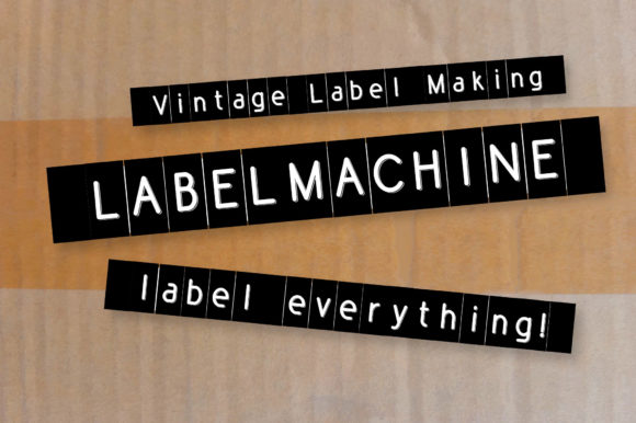 Label Machine: Adapting This Font for Modern Design