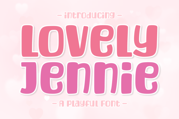 Lovely Jennie: A Playful Handwritten Font for Whimsical Projects