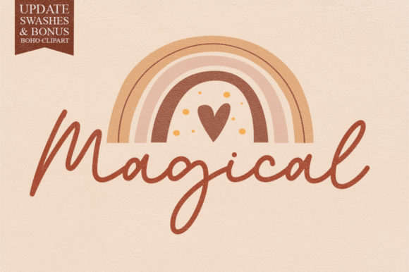 Magical Font: A Sweet, Flowing Typeface for Romantic Projects
