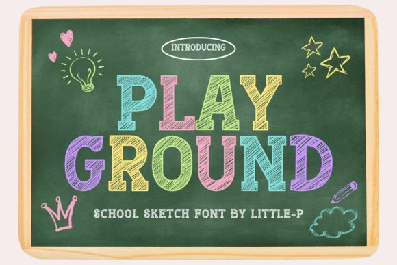 Playground: A Font That Captures Back-to-School Excitement