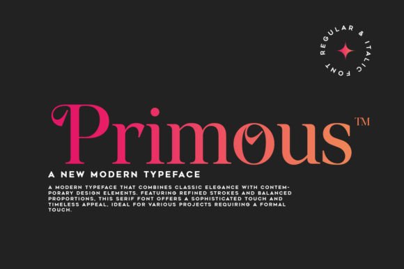 Primous: The Modern Vintage Serif for Timeless Brands