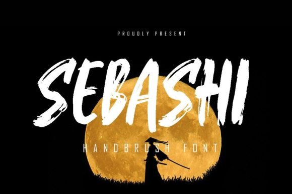 Sebashi: The Textured Display Font for Authentic Brands