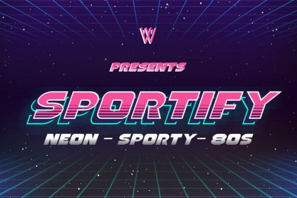 Sportify: Where Retro Neon Meets Modern Athleticism