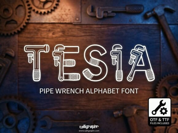 Tesia: A Display Typeface for Unforgettable Branding