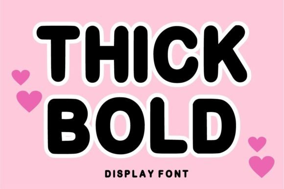 Thick Bold: The Ultimate Statement Font for Modern Brands