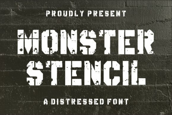 Unleash Raw Power: The Monster Stencil Typeface Guide